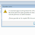 no tiene permisos para guardar esta ubicacion solicite permisos de admin Oracle Database