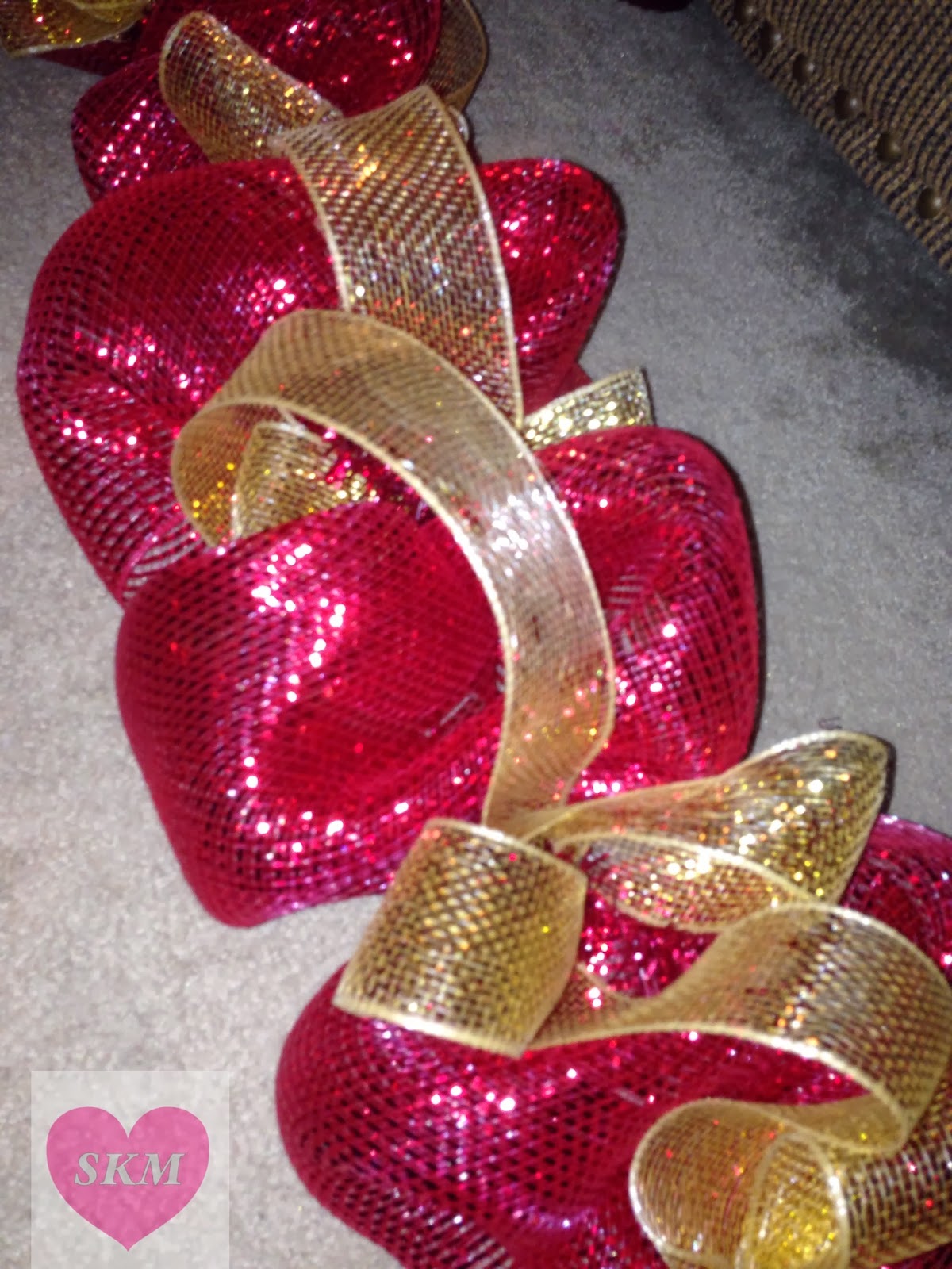 Ramble On Deco Mesh Garland How To