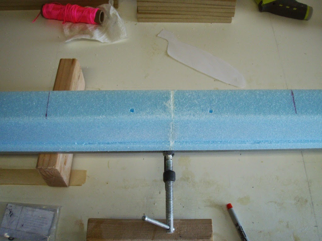 The Long EZ Build Inner cores and shear web layup