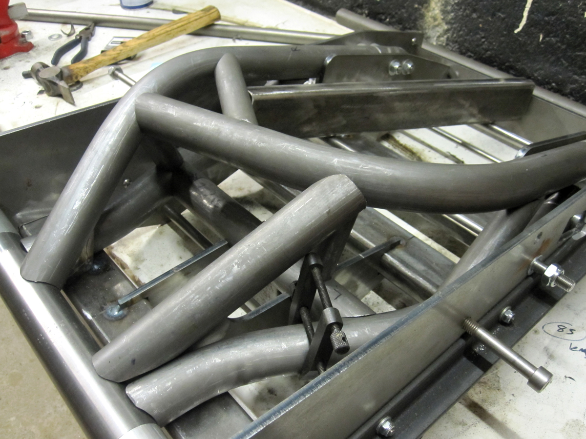 MotoR Design SV650 Swingarm Progress