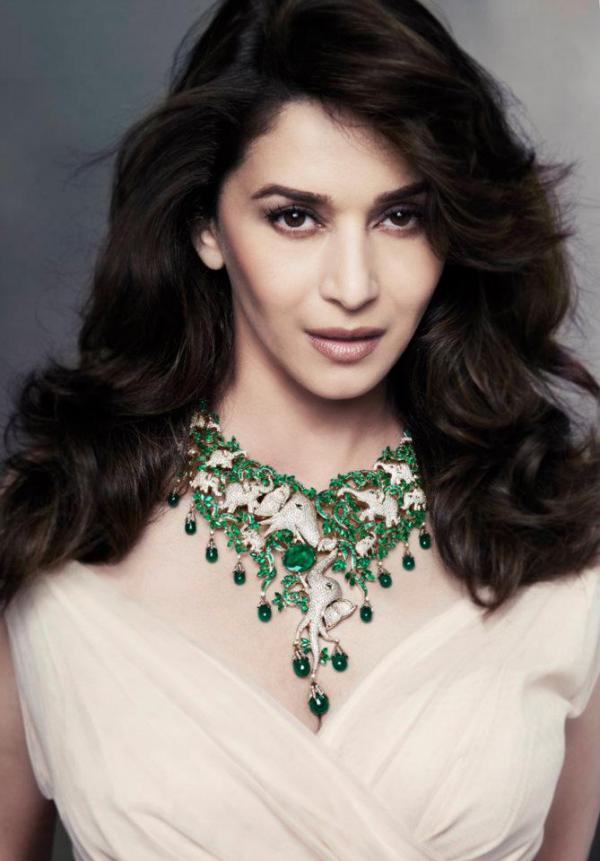 Madhuri Dixit Beautiful Emeralds Jewelry Collection