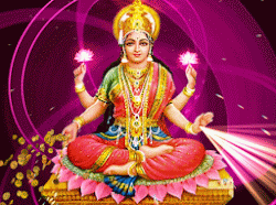 Deusa  Lakshmi abençoando você, a sua casa e a sua vida...