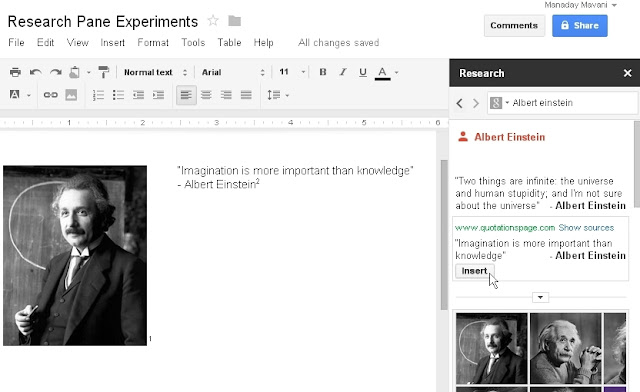 Sampe Doc - Research Pane