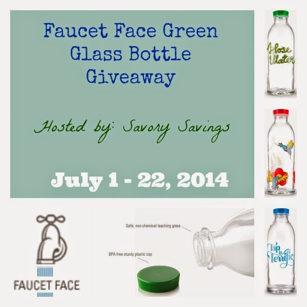Faucet Face Glass Bottles Giveaway Faucet Face Glass Bottles Giveaway