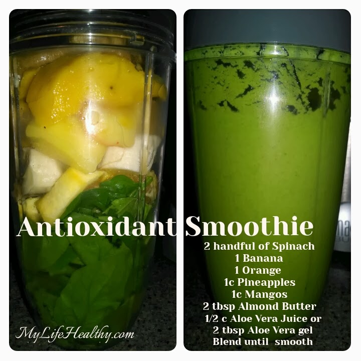 My Life Healthy! Antioxidant Smoothie