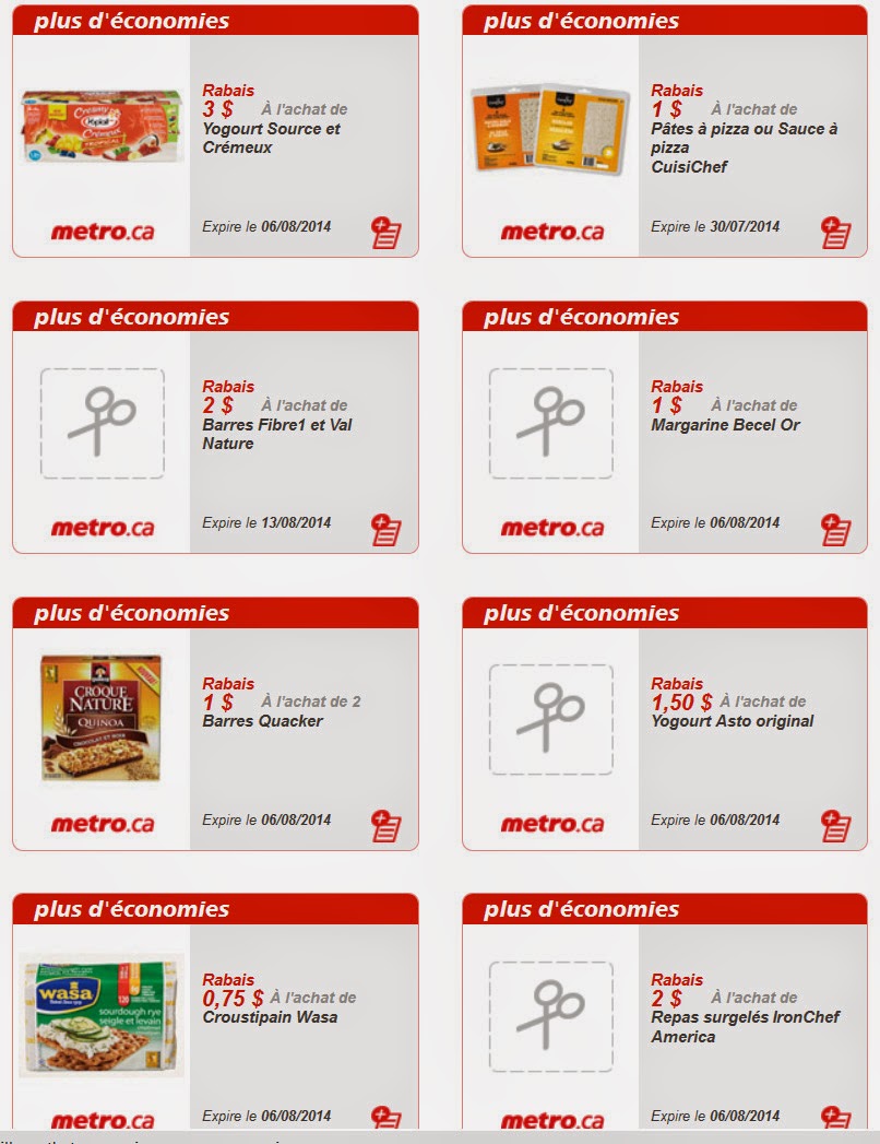 Mes coupons rabais
