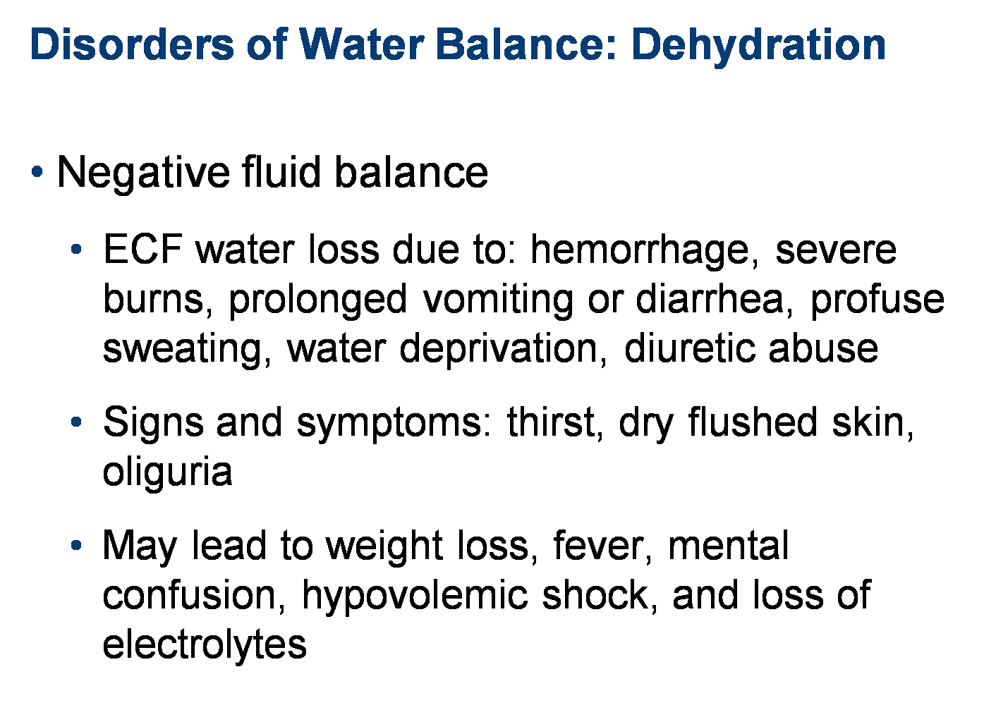 Brenda's A & P Eportfolio Objective 69 Asses how water excess and