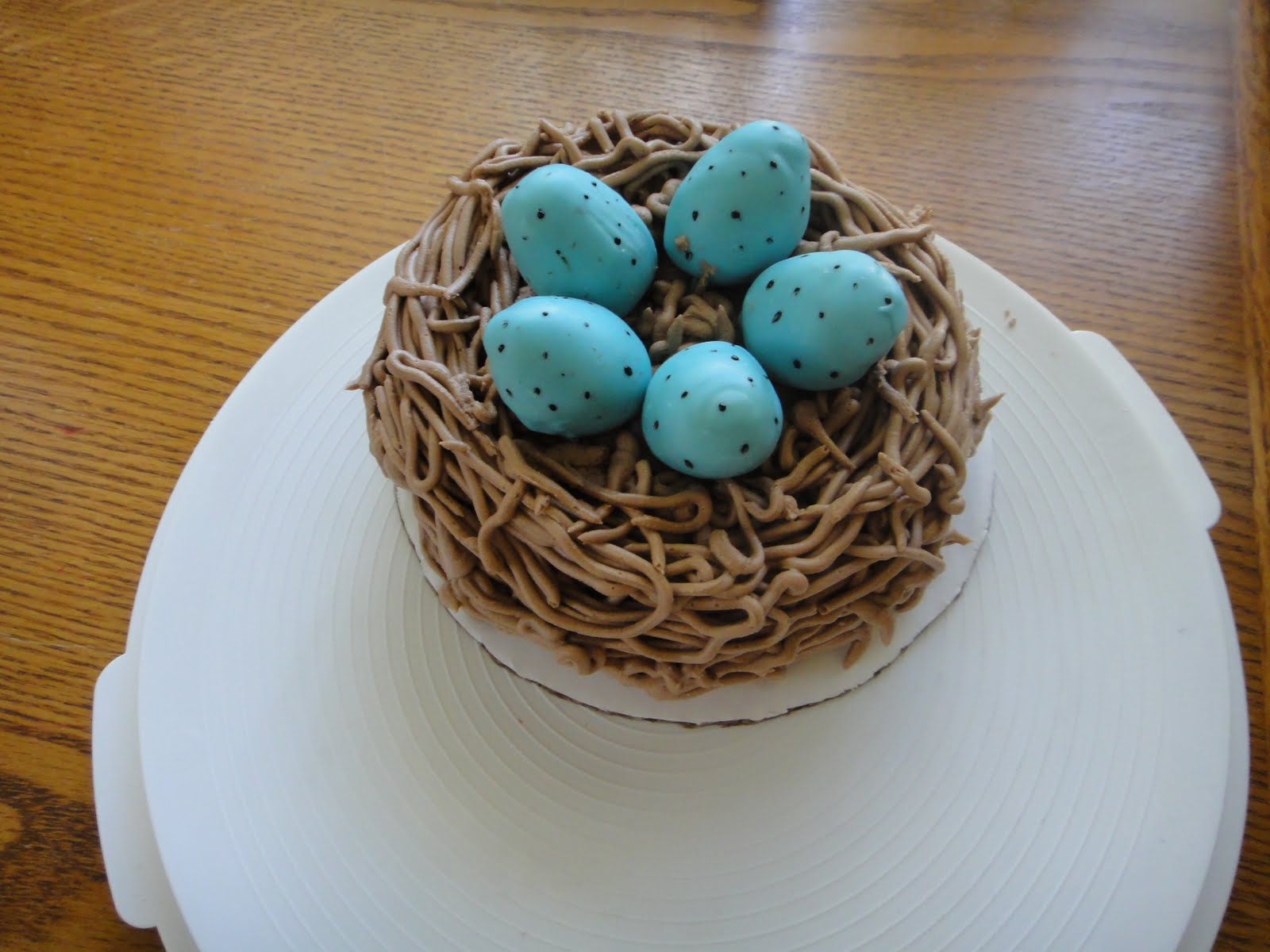 Kims Cakes and Crumbs Birds Nest Cake
