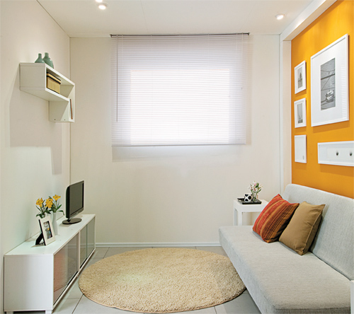 Sala Tv E Home Office ~ Para possibilitar a fixação de recados na parede foi usado um fundo Sala Tv E Home Office ~ Para possibilitar a fixação de recados na parede foi usado um fundo