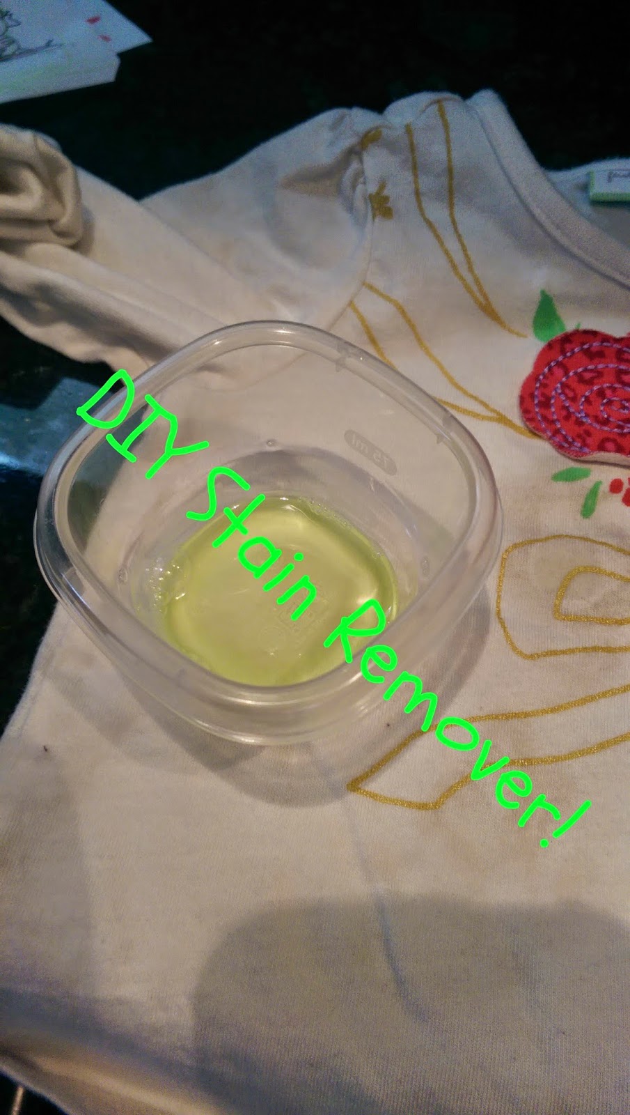Try it out Mama DIY Clothing Stain Remover