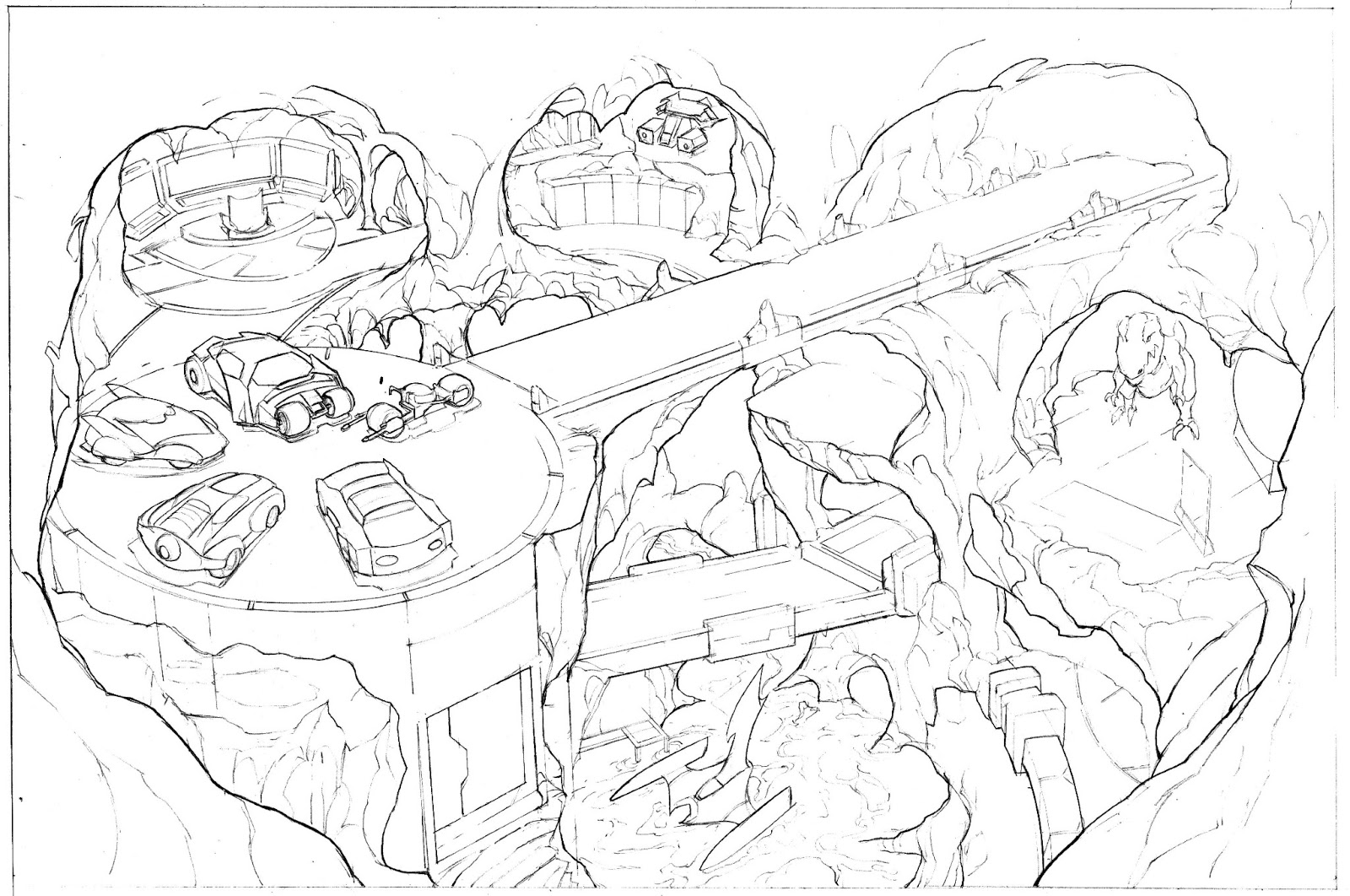 Drawesome: Batcave full process