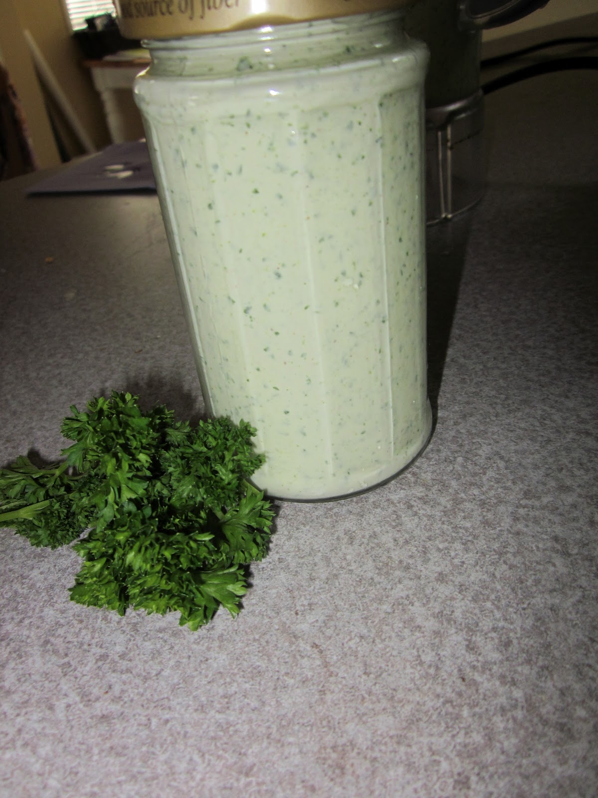 Just Sayin' Creamy Parsley Salad Dressing