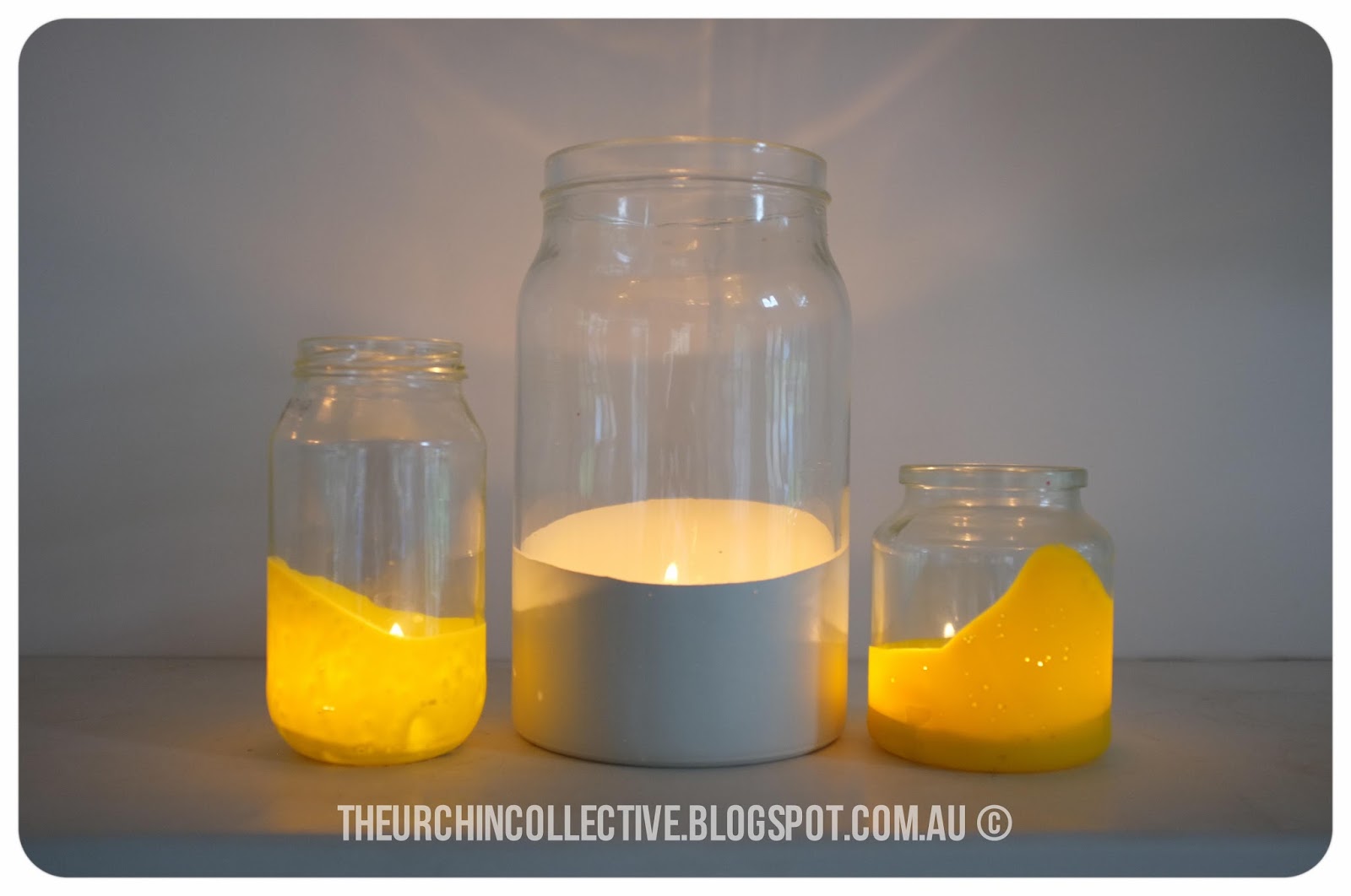 The Urchin Collective DIY Paint Dipped Jars + Bottles