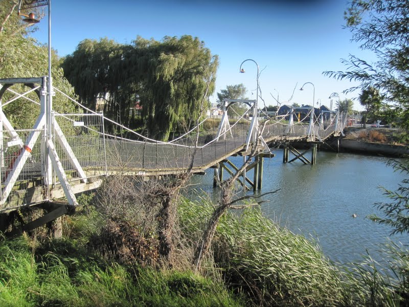 Bridge of the Week New Zealand's Bridges Mandeville Footbridge across