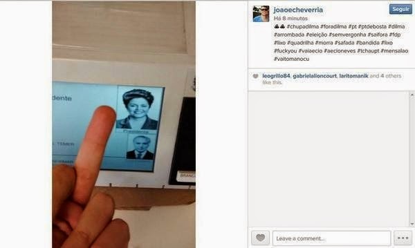 Fotos selfies nas urnas, seções e cabines eleitorais nas Eleições 2014 Fotos selfies nas urnas, seções e cabines eleitorais nas Eleições 2014