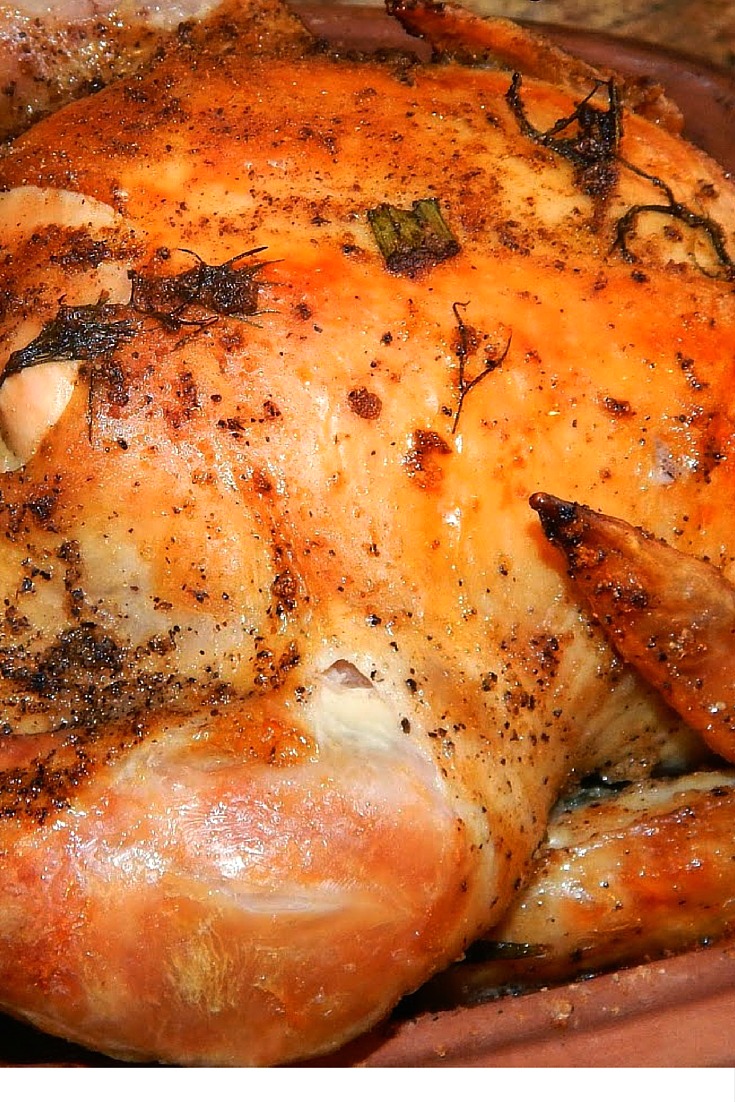 Clay Baker Roasted Rosemary Chicken This Ole Mom