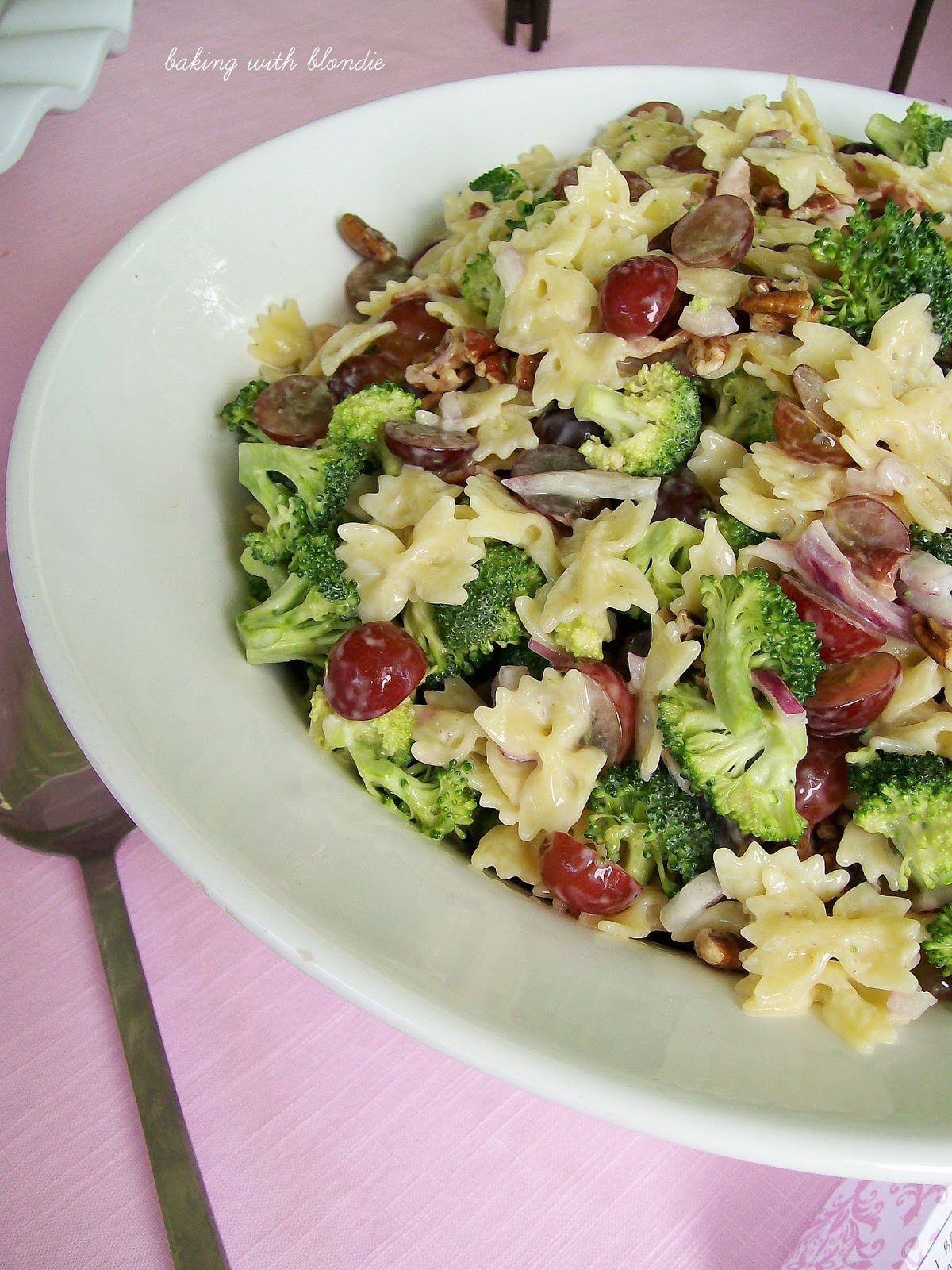 Broccoli, Grape, and Pasta Salad