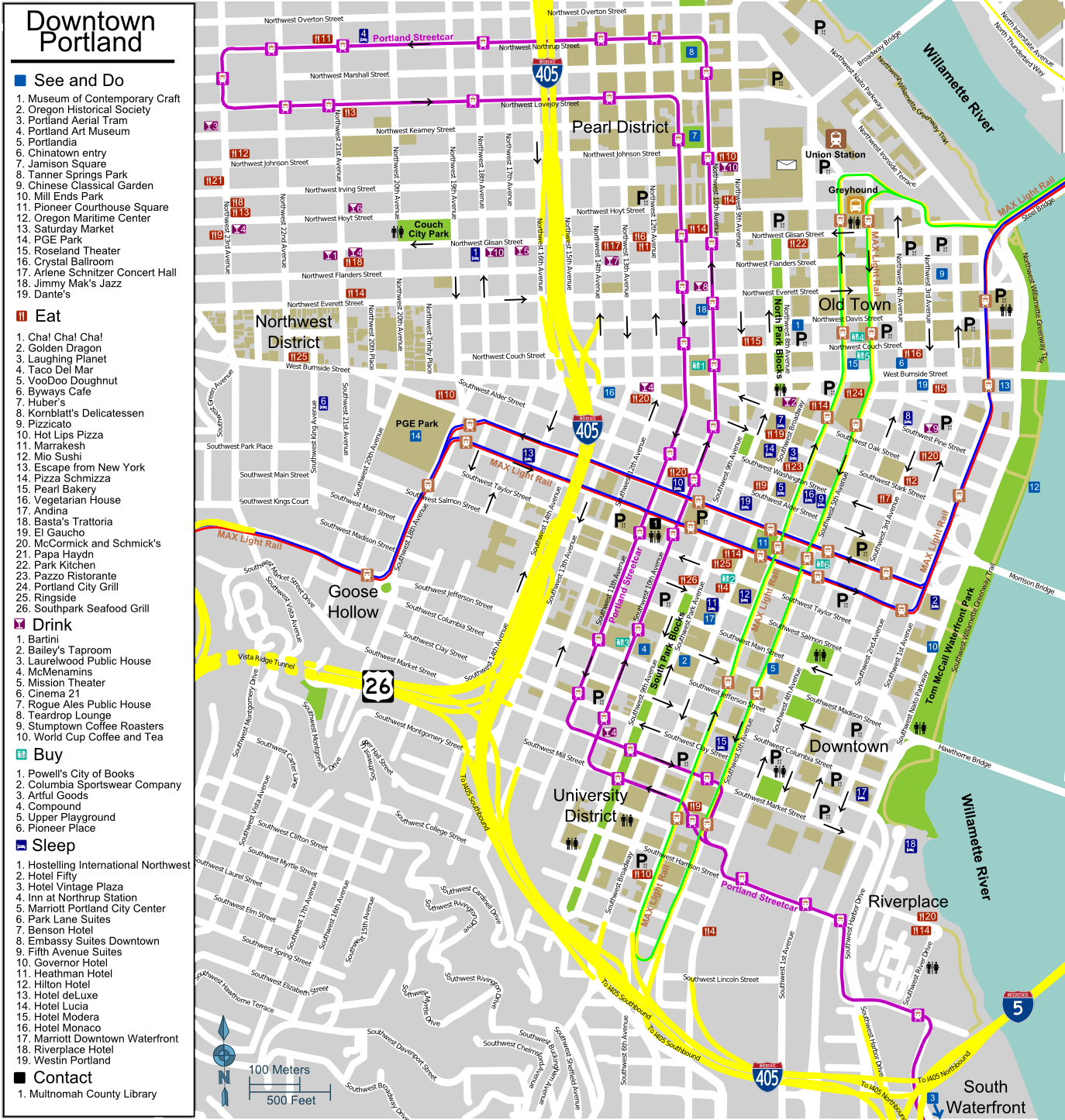 Portland Maps - Free Printable Maps