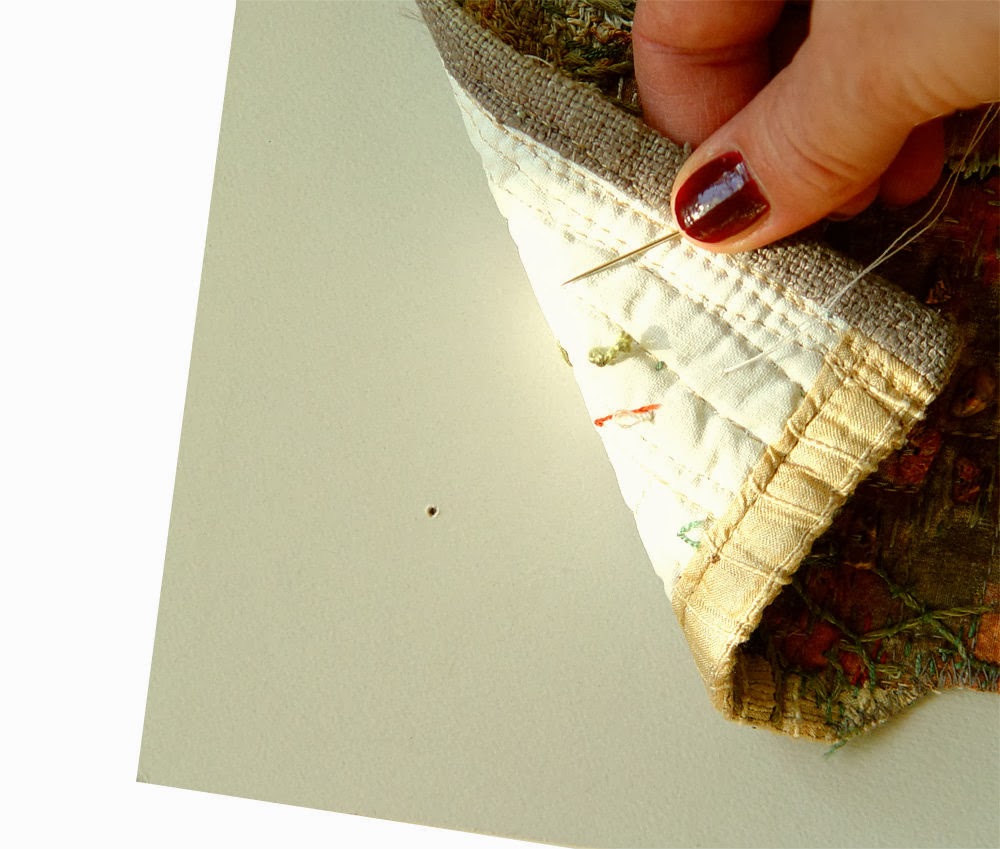 The Textile Cuisine How to frame textile artwork? / Jak oprawiać tkaninę?