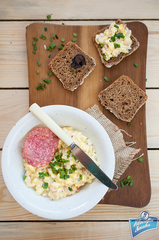 Filozofia Smaku Pasta jajeczna z salami