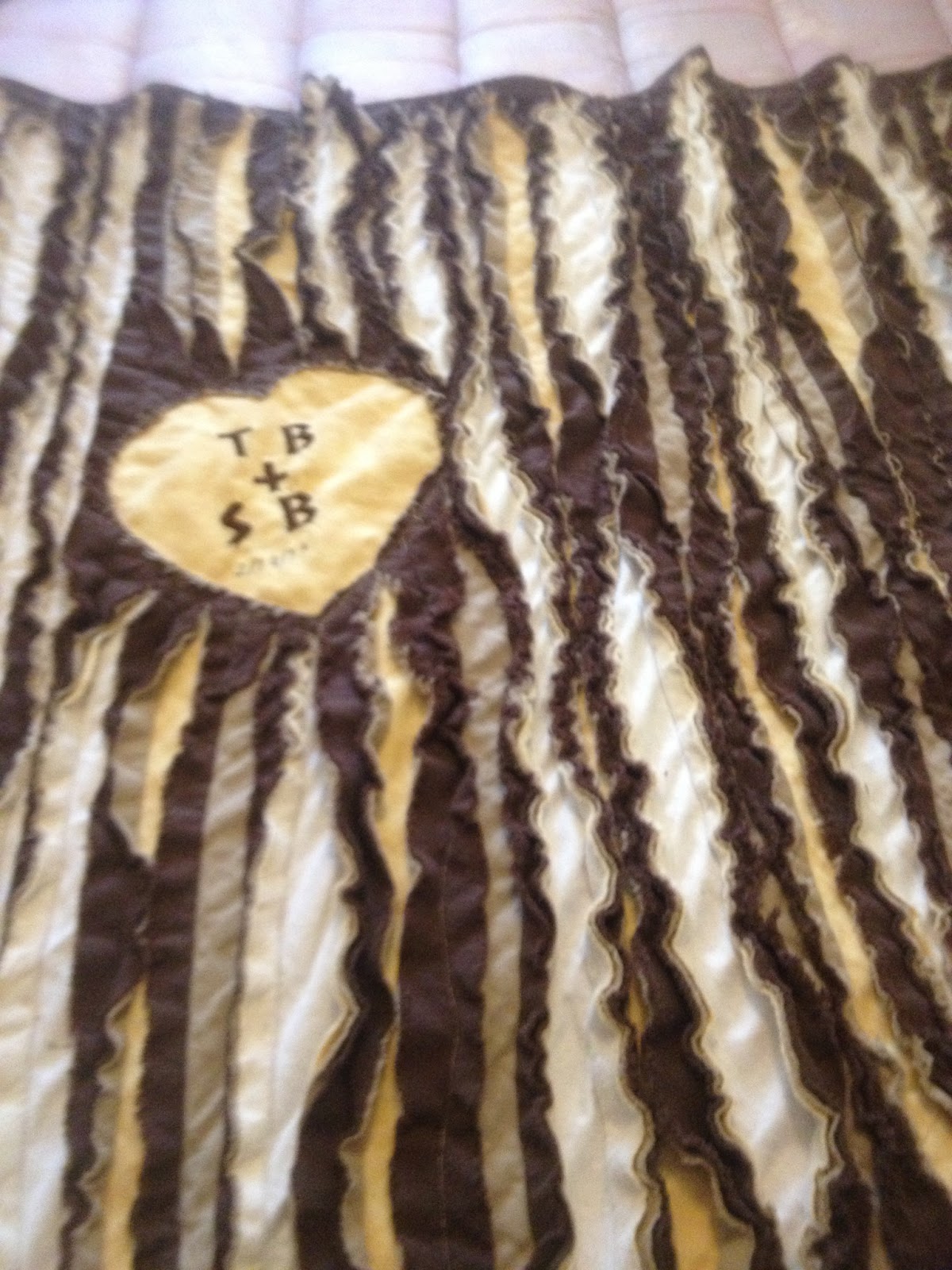 Trish's handmade treasures Carved tree blanket