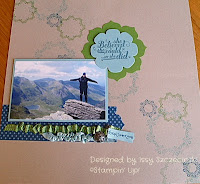 Stampin' Up Feel Goods scrapbook page