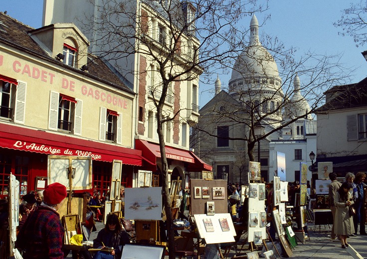 paris :  place du tertre