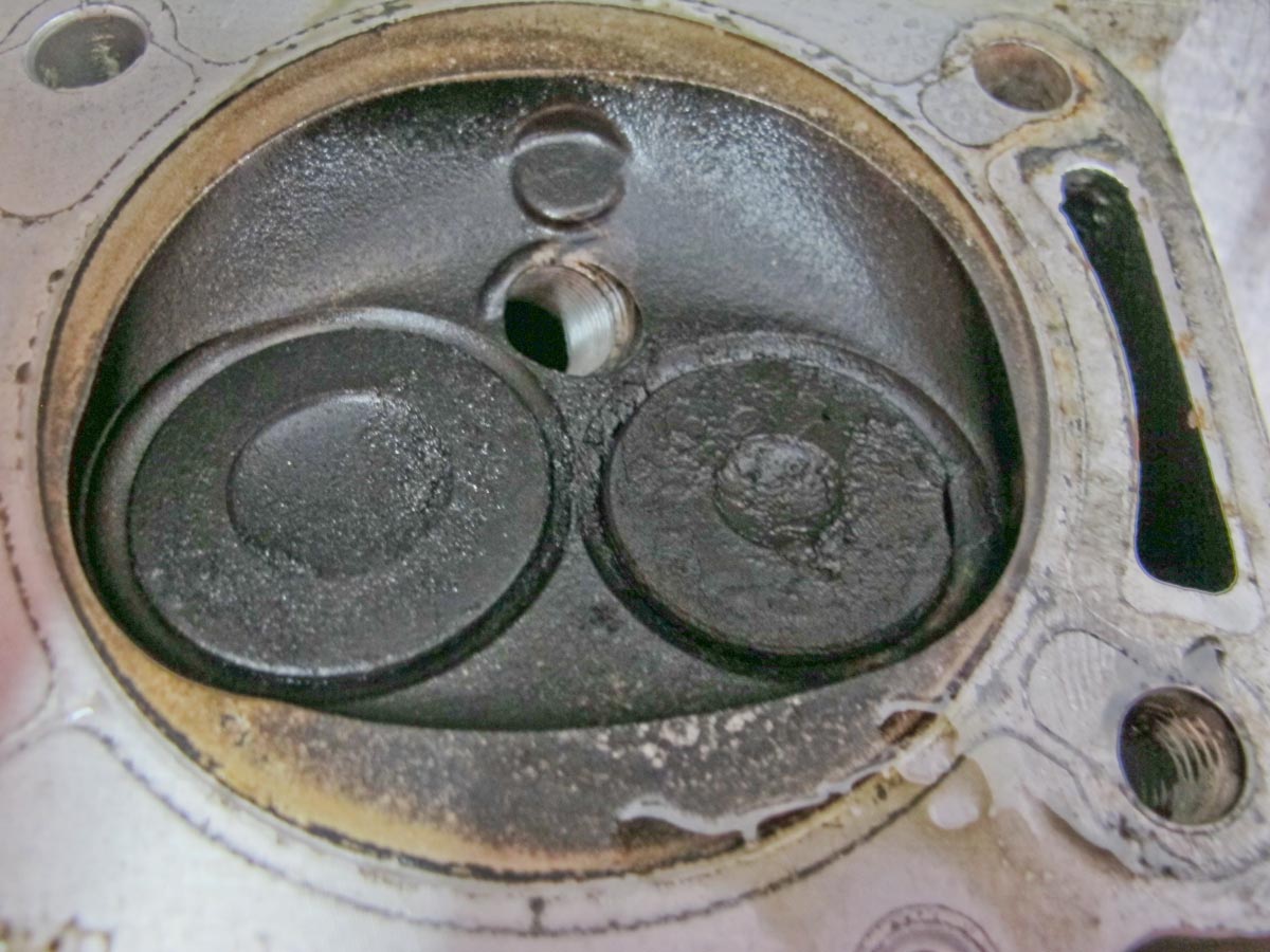 When engines run too fast, or too lean . . . valves break JE Robison