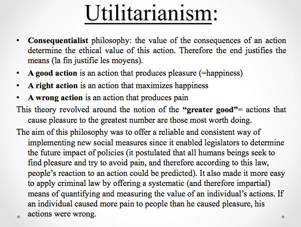 ethical systems utilitarianism ethical systems utilitarianism
