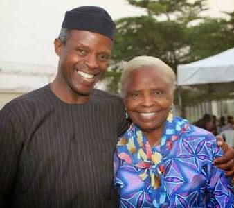 Osinbajo shows off his mum - She is beautiful (See Photos)