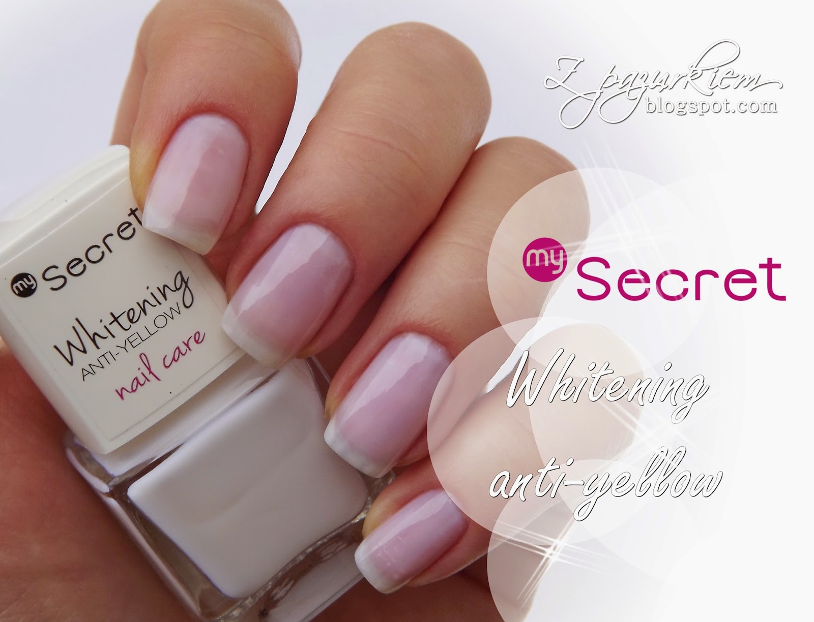 Z pazurkiem! My Secret Nail Care Whitening antiyellow