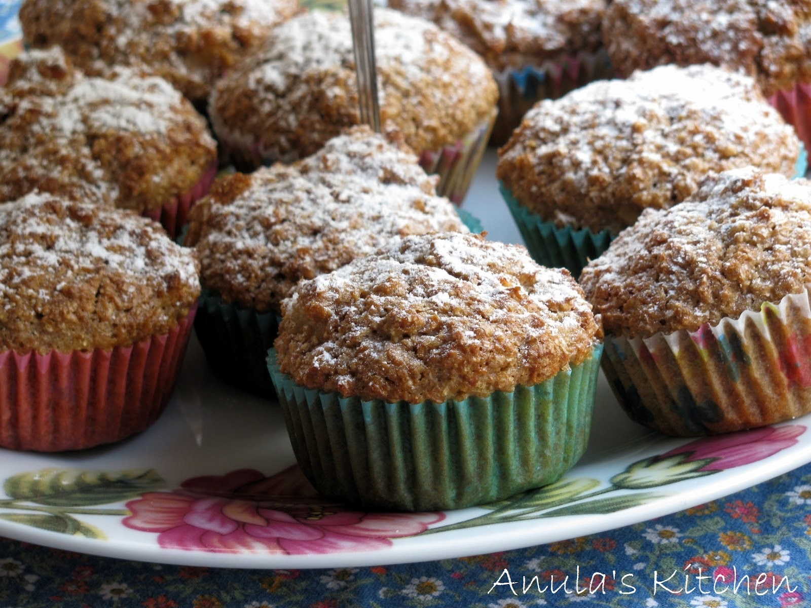 Anula's Kitchen Apple & pear cinnamon muffins...