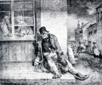 Pitié pour les douleurs d'un pauvre vieillard de Théodore Géricault