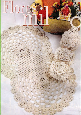 Juego de Baño tejido a Crochet