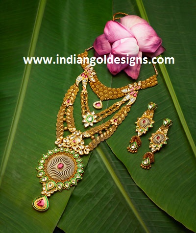 Tbz+Jewelry+Designs Gold and Diamond jewellery designs: Designer gold bridal jewellery ...