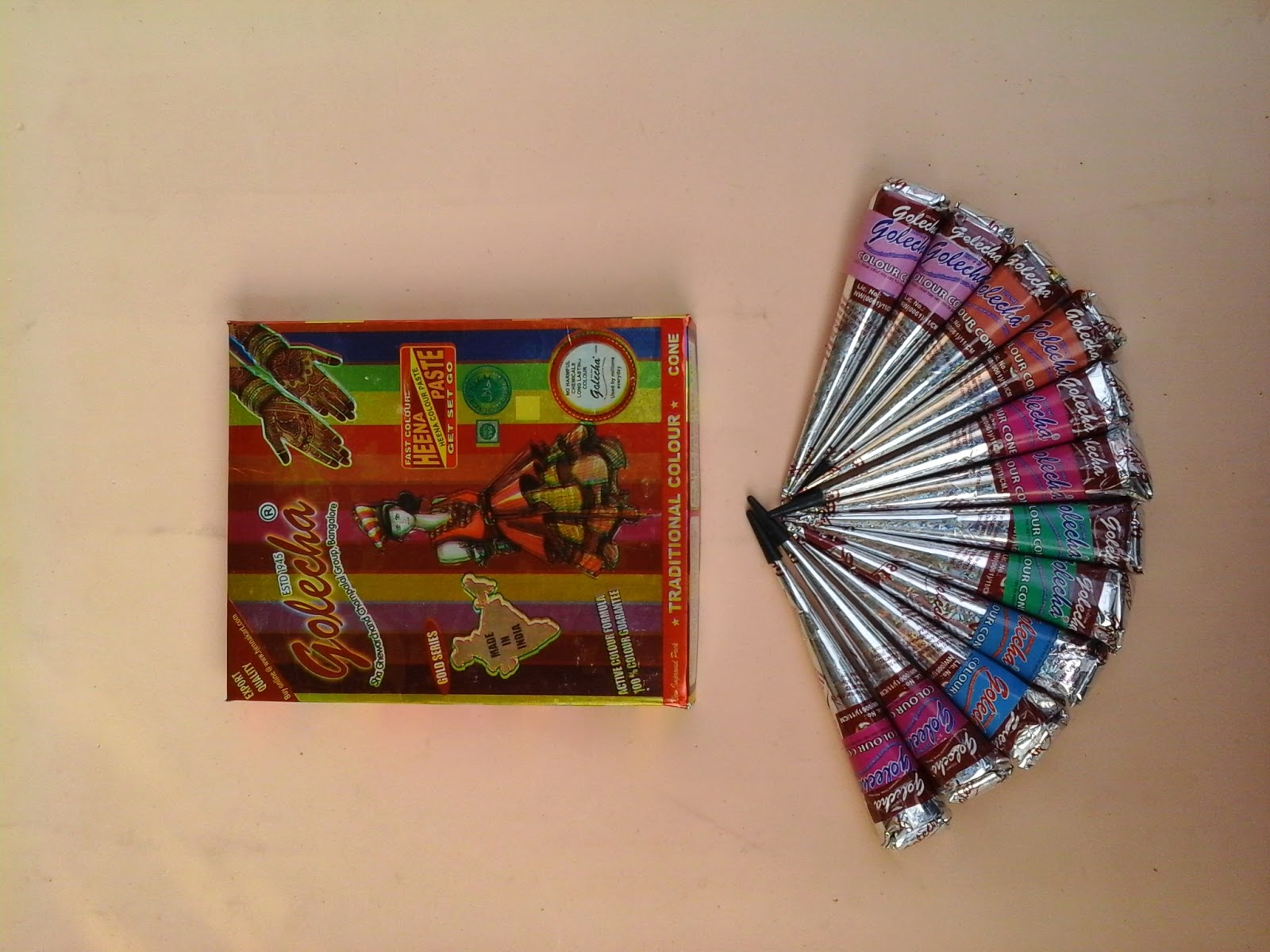 HENNA GOLECHA INDONESIA GOLECHA COLOR HENNA CONE HENNA GOLECHA INDONESIA GOLECHA COLOR HENNA CONE