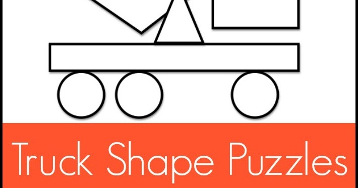 Toddler Approved!: Mom Project: Truck Shape Pattern Puzzles
