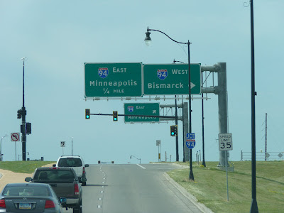 Road sign - Minneapolis