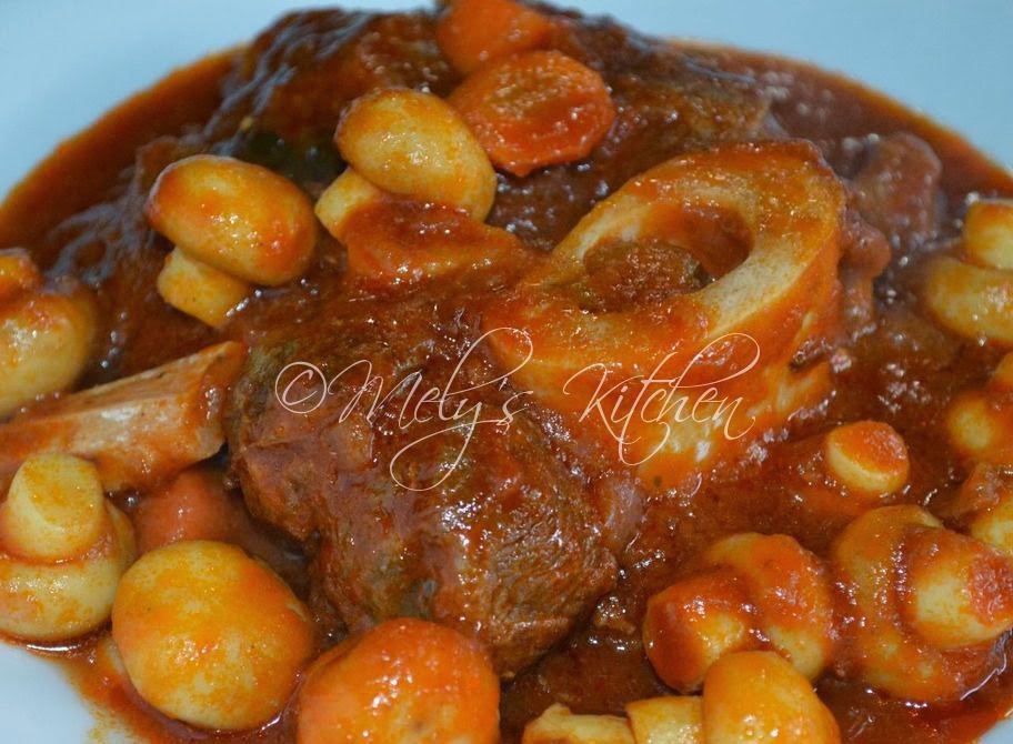 Beef Shank with Mushrooms Mely's kitchen