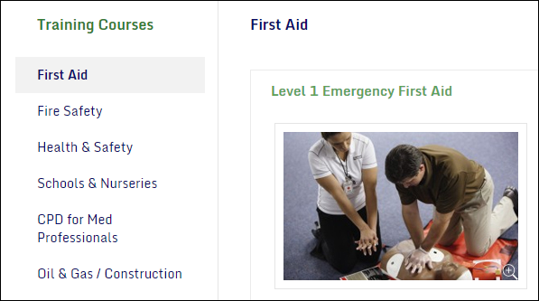 training courses at HSS