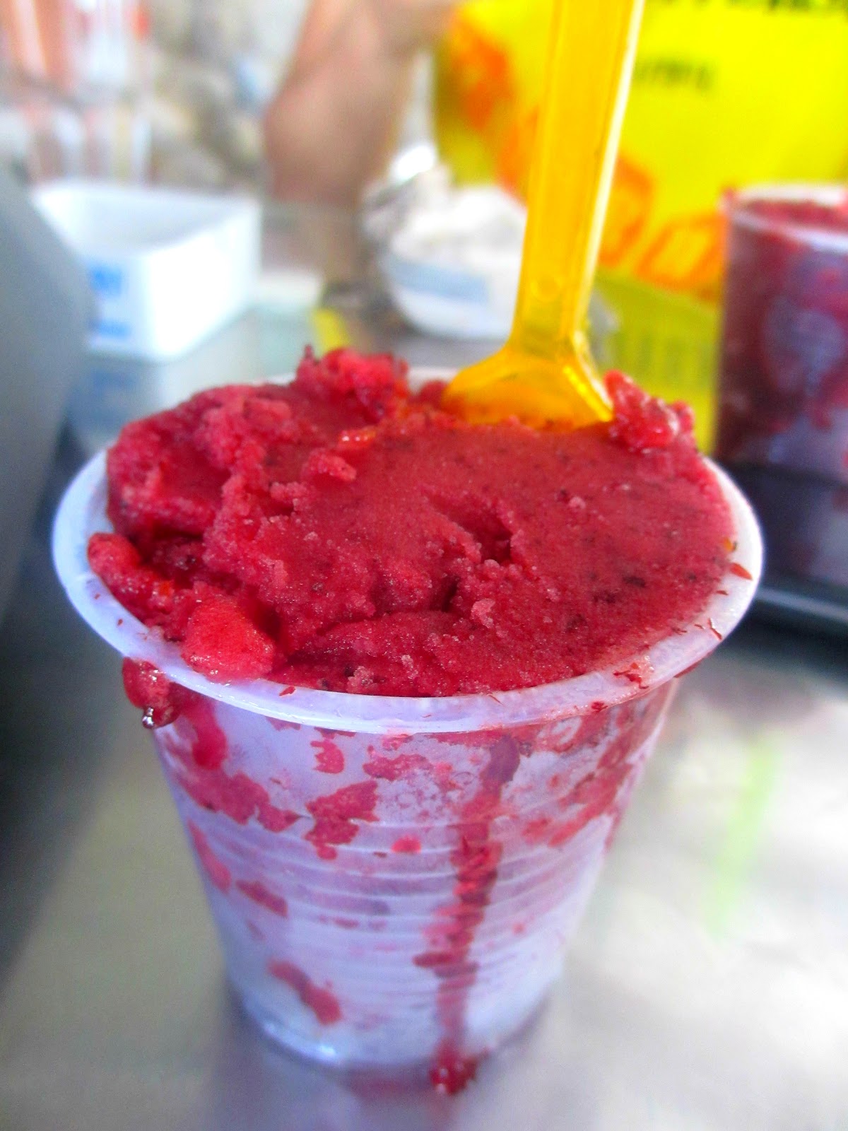 Mango e Papaya Granita di gelsi