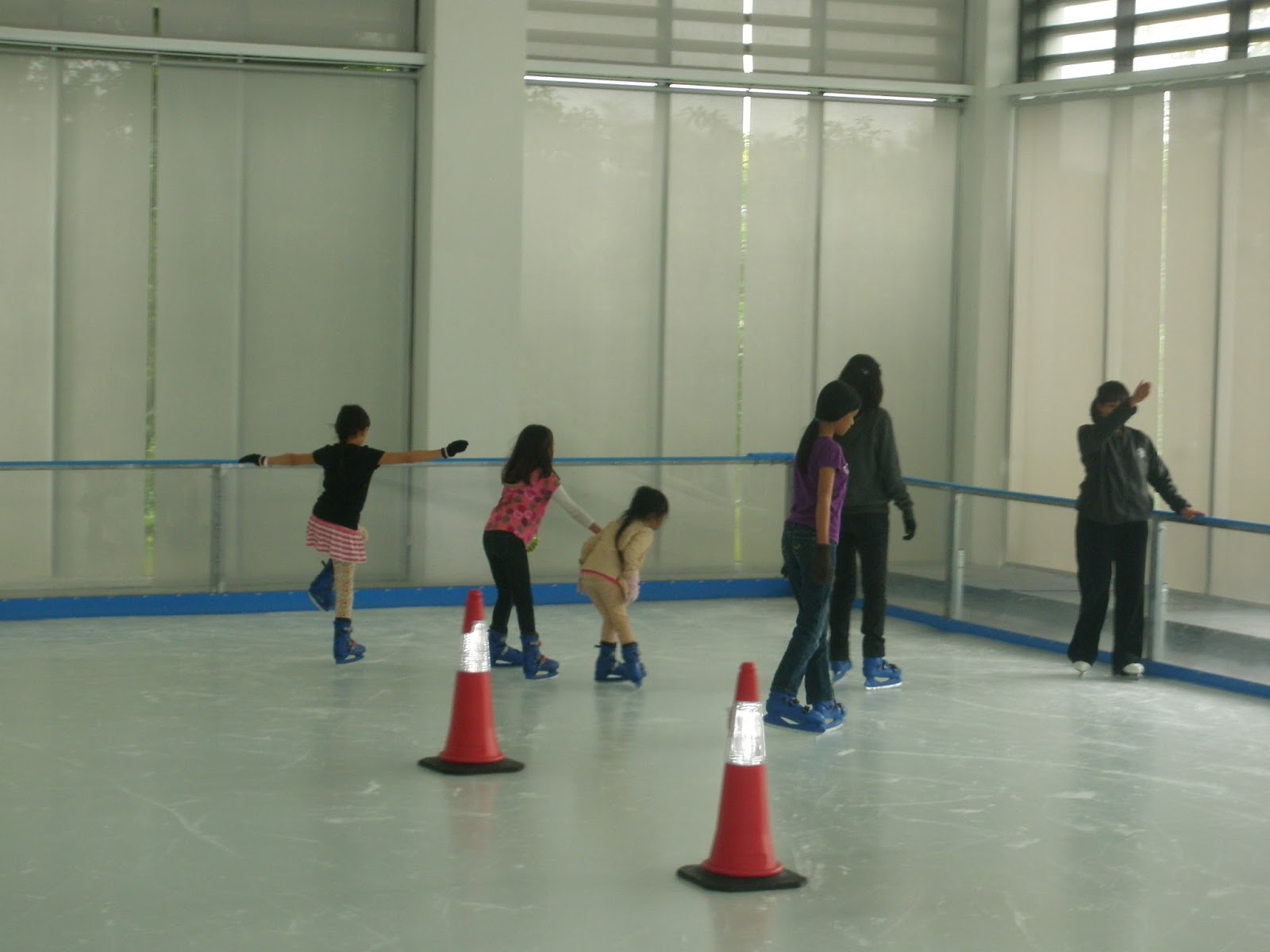 Unschooling Homeschool Figure Skating Ice Skating Lesson 17 July 2013