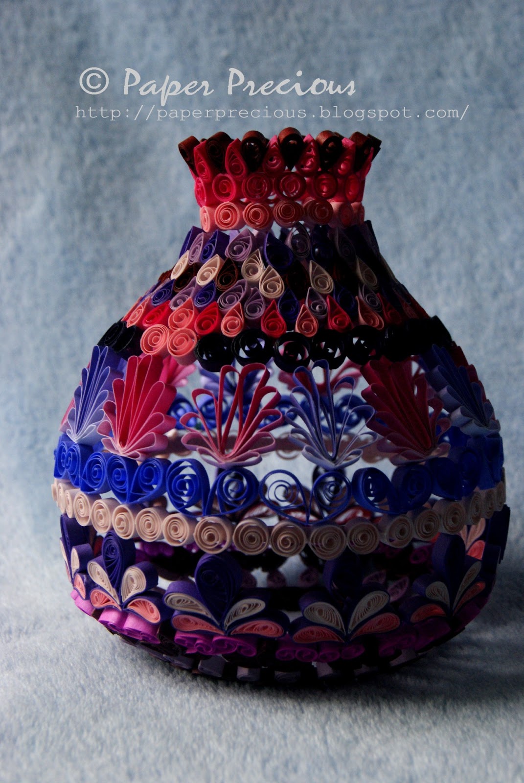 Paper Precious Quilled Vase