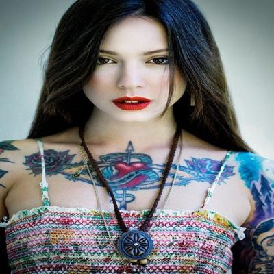 Tattoos Collection Online: Chest Tattoos Trends for Women 2013