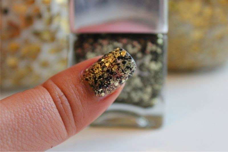 Nails Inc Alexa Sequins Nail Polish Review The Sunday Girl