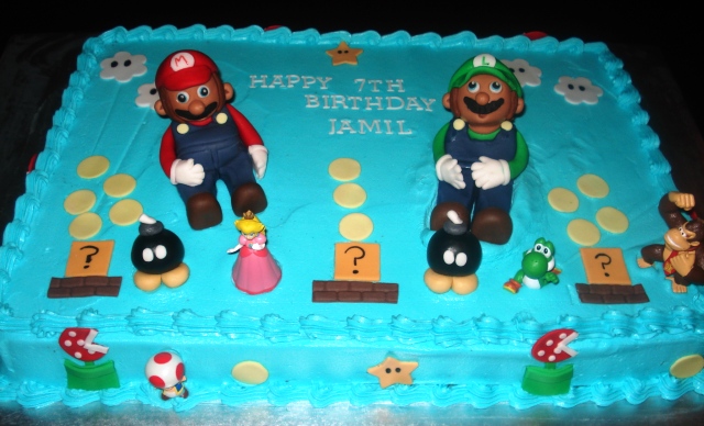Kima's Konfections: Super Mario Brothers Cake