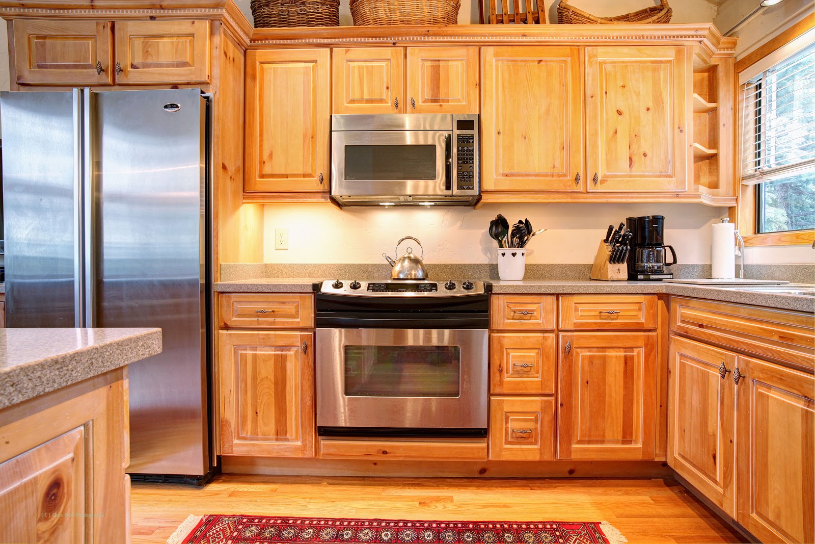 Lowes kitchen wall cabinets Pine Kitchen Cabinets