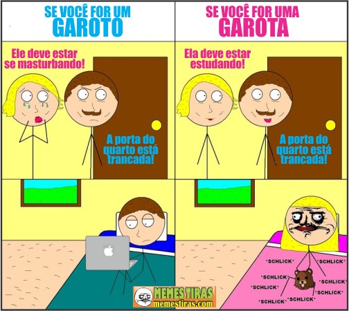 Diferenças    Me+Gusta+0011+-+Homem+e+Mulher+com+a+porta+trancada