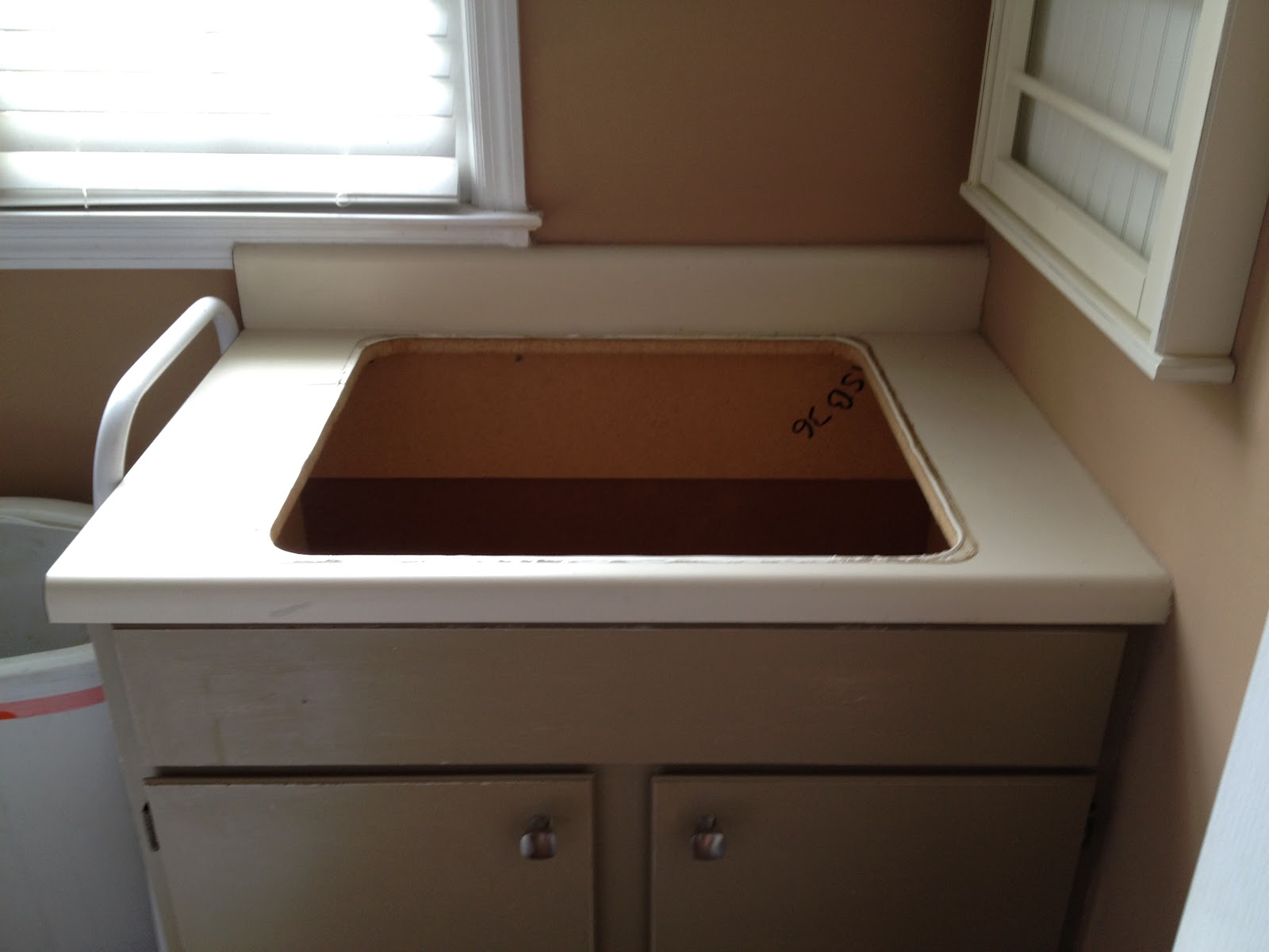 Casalupoli Laundry Room Update The Sink And Countertop