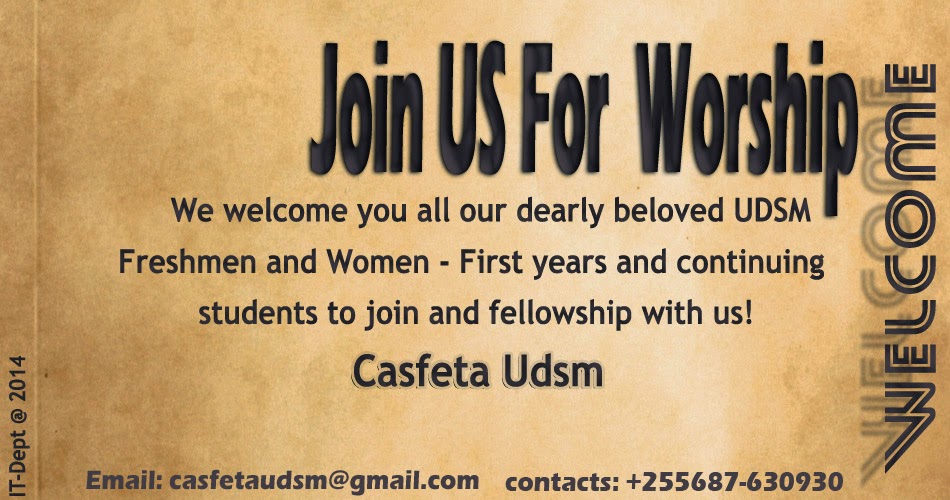 JOIN US FOR WORSHIP